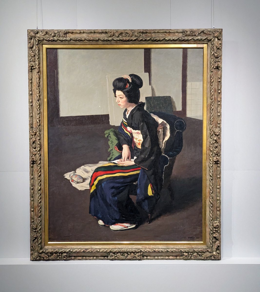 神戸市立小磯記念美術館で特別展「小磯良平展―幻の名作《日本髪の娘