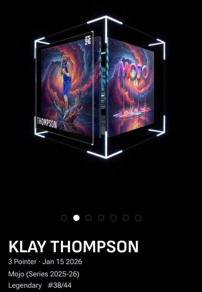 Just snagged this. I’m obsessed with this mojo art <a href="/NBATopShot/">NBA Top Shot</a>