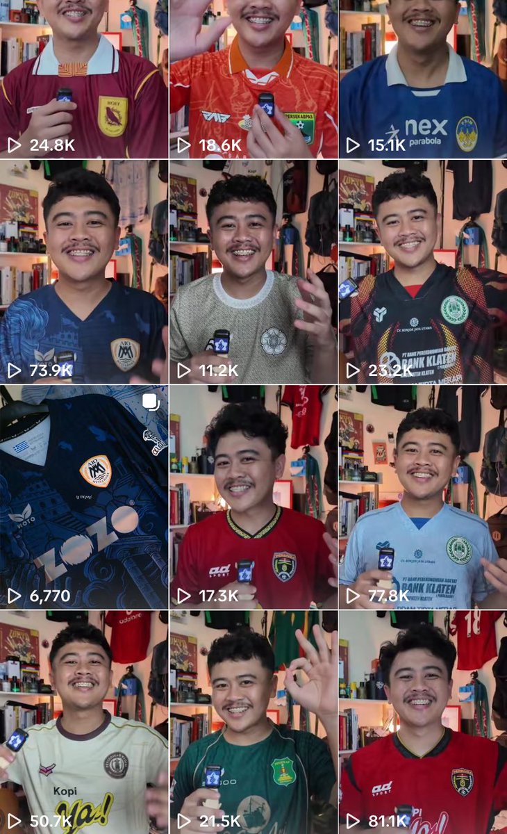 Halo kenalin, saya Kukuh 6pagi. Suka bahas jersey. Akhir-akhir ini banyak review jersey klub liga 2, 3, 4 yang mungkin kalian belum pernah denger tapi BAGUS JERSEYNYA ✨👌🏻

Mampir ke instagram/tiktok 6pagi yoooww 👋
