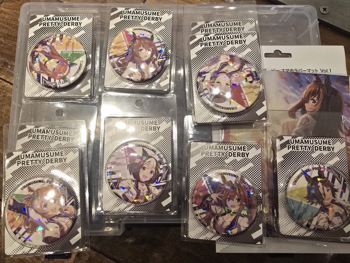ウマ娘 サイコンビニ 交換 スタフュ Vol.1 + ラバーマット Vol.1 譲