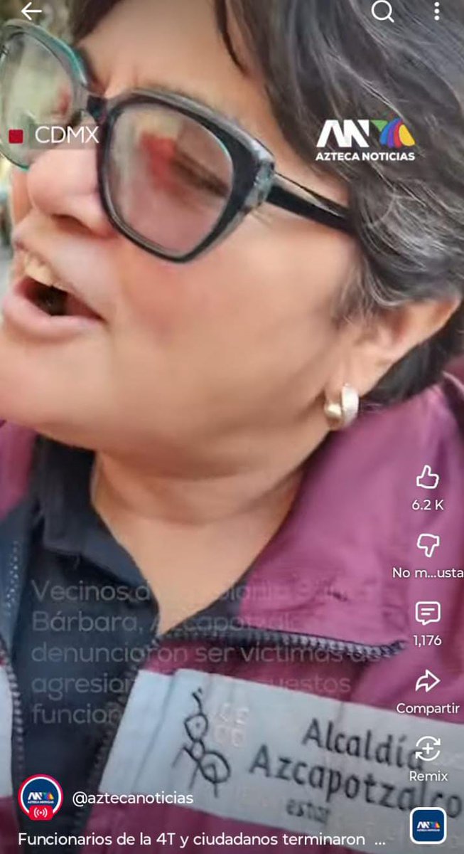 Lo cierto es que estos seudo servidores públicos de la alcaldía Azcapotzalco son unos prepotentes, pero no hay pedo...se sienten con poder para golpear ciudadanos, pero en 2027 ni un voto por los Q leros de morena, morena pa fuera, a la vrga. Ni un voto por morena...