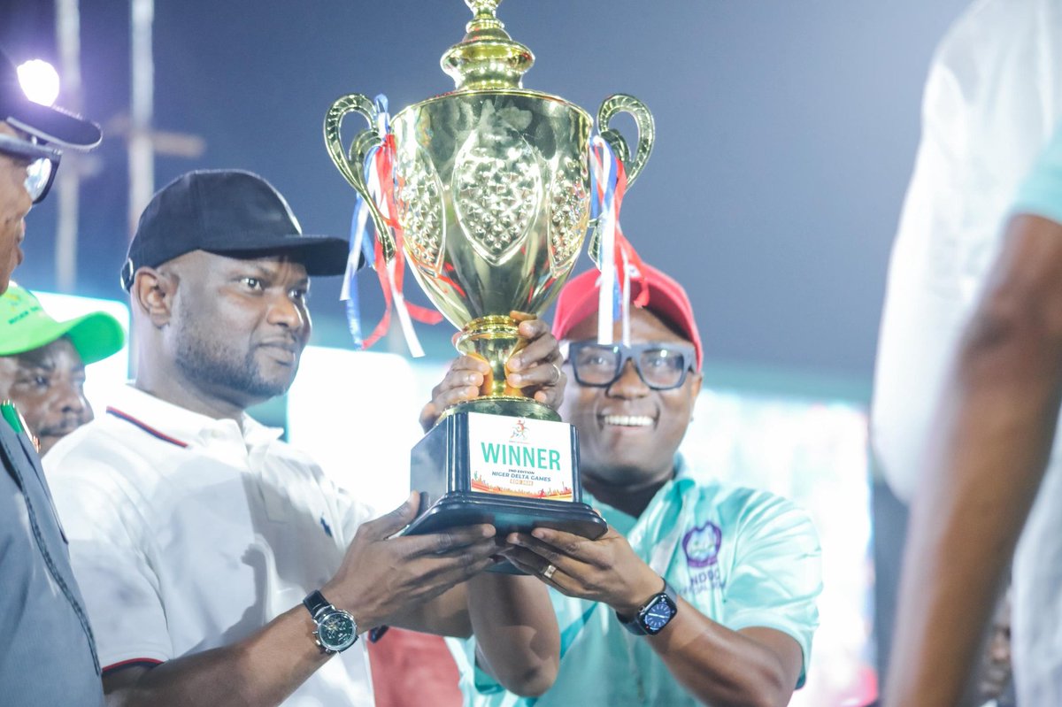 nigerdeltasf's tweet photo. #Champions | #NigerDeltaGamesEdo2026
#NDGEdo2026 | #BeyondOilHarnessingTalents
History made in Benin! 🔥
Team Edo emerge Champions of the Niger Delta Games, Edo 2026 with a commanding performance. 
🥇 52 Gold
🥈 34 Silver
🥉 25 Bronze
🏅 111 Medals in total! https://t.co/CmzKQbJHqe