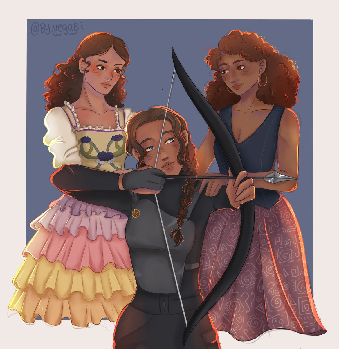 The shows not over until the mockingjay sings. Commissioned by me, art by <a href="/byvegab/">vega☆°•</a> 💕 

Explanation thread below 🪡