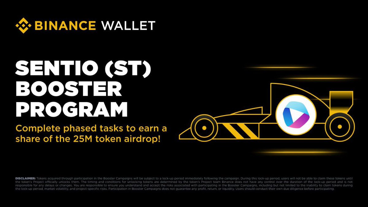 IncomeWay21's tweet photo. 💰 Sentio $ST Booster Campaign
🎁 Reward Pool: 25M $ST
➡️ Open Your Web3 Wallet
🟢 Phase 1 Share 3M $ST
🟢 Need 61 Alpha Point
🟢 Done
⌚Date: 27 February ( Time: 3:00 PM )
#Binance #BinanceAlpha