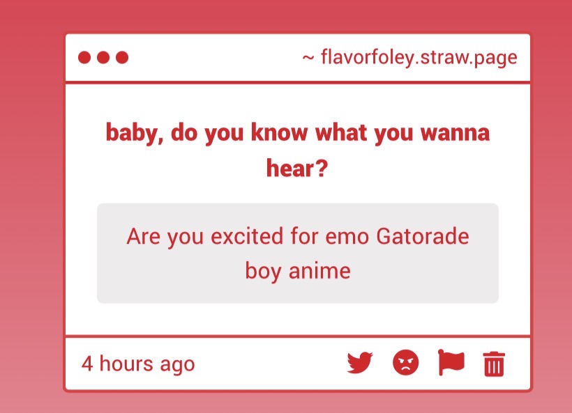 infinitely_gray's tweet photo. WHAT EMO GATORADE BOY LORE DID I MISS WHAT DO YOU MEAN HES GETTING AN ANIMEππ #wouldwatch tho.. https://t.co/tkT8djIgGQ