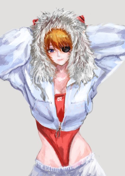 やたらセクシーなアイドルの格好をする式波・アスカ・ラングレー