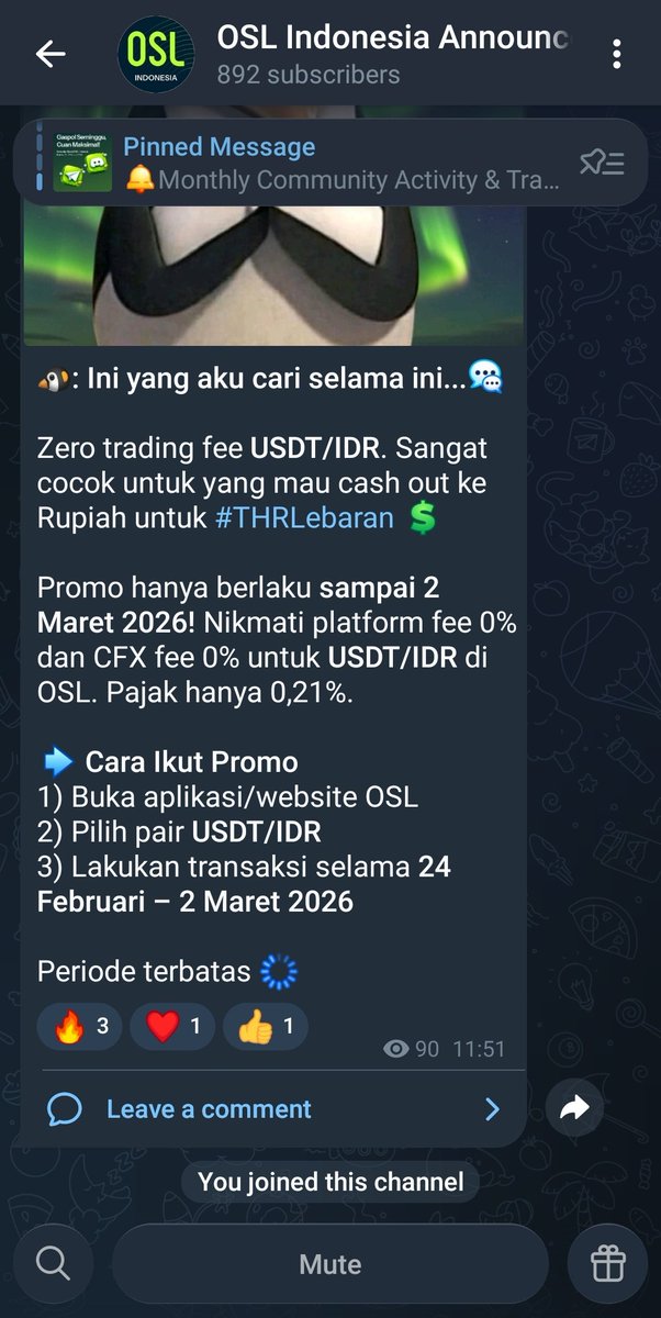 StyleCrypto1's tweet photo. @CuanAirdropCom @OSL_ID Done semua gabung grup diskusi osl juga cuma ga bisa di ss 
Let's goooooo https://t.co/Q94fbcfjKd
