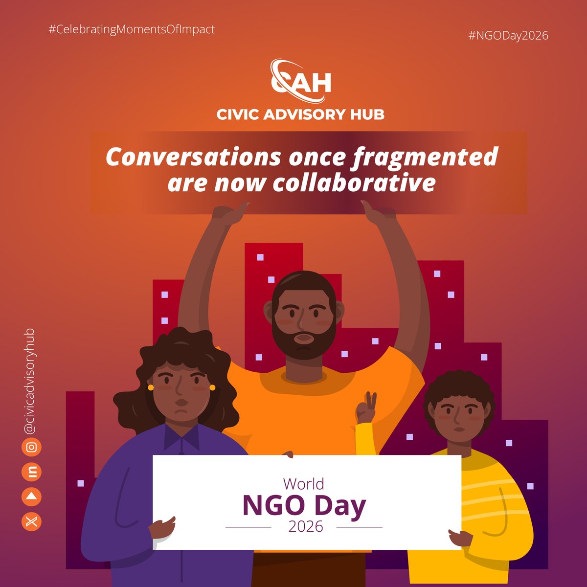 civicadvisory's tweet photo. And, advancing inclusive, risk-based, and rights-respecting AML/CFT frameworks across Africa.
 #WorldNPODay #MomentsOfImpact #CivilSociety #Africa #NPODay https://t.co/CmjqN6qRoc