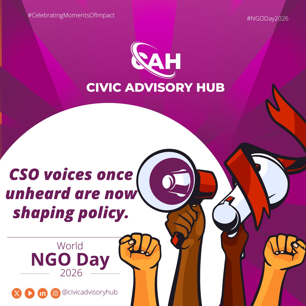 civicadvisory's tweet photo. And, advancing inclusive, risk-based, and rights-respecting AML/CFT frameworks across Africa.
 #WorldNPODay #MomentsOfImpact #CivilSociety #Africa #NPODay https://t.co/CmjqN6qRoc