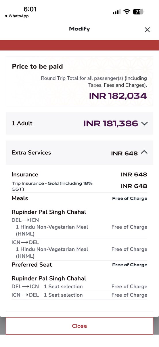 rupinder72's tweet photo. @airindia Sir u must understand that I have no documents from Tata AIG, all I have is a proof of payment to air India and reflection of same in my ticket , so its upto u to get it sorted as u have collected the payment https://t.co/0nDZzJmd1G
