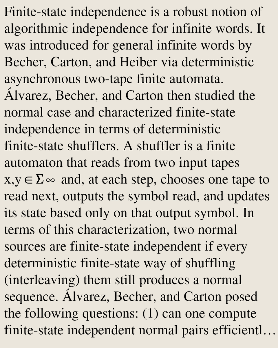 Formal Languages and Automata Theory arXiv tweet media