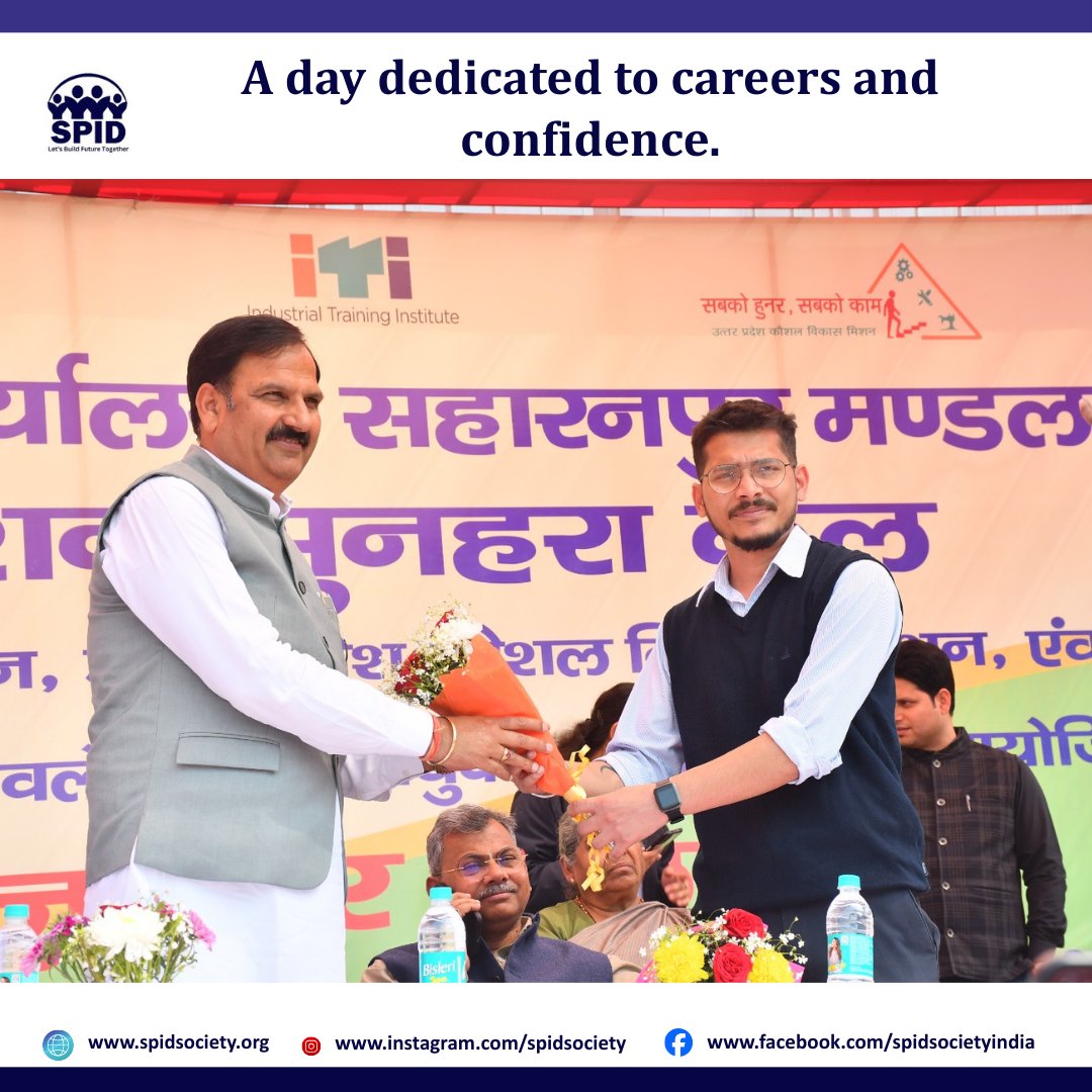 spidsociety's tweet photo. Mega Placement Fair 2026 | 1500+ candidates | 30 companies | 843 shortlisted in Round 1 ✅
A landmark initiative by ITC Mission Sunehra Kal &amp; partners, strengthening employment pathways for skilled youth in Saharanpur.
#MegaPlacementFair2026 #YouthEmployment #SkillDevelopment https://t.co/RMMWh6AYaE