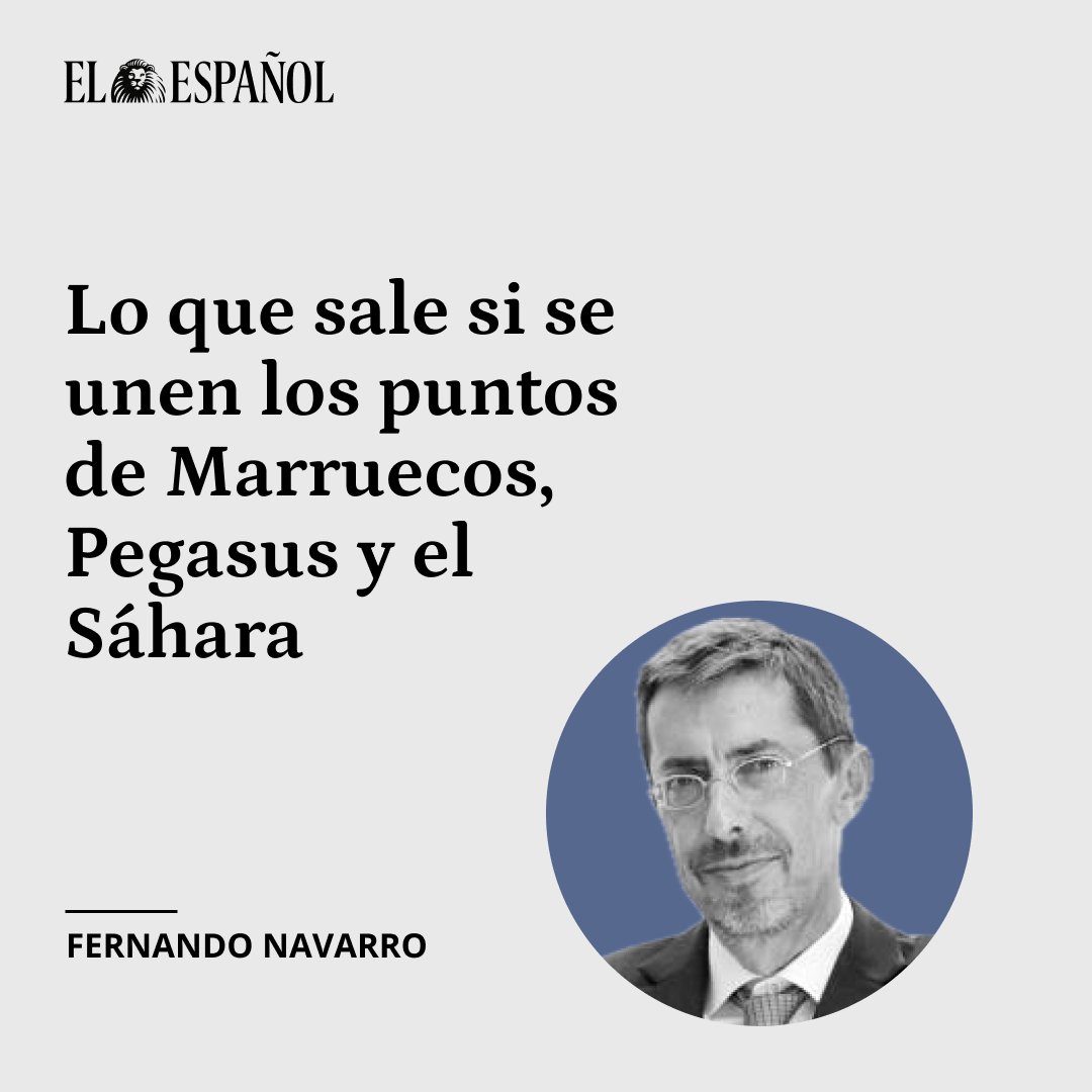 #LaCampana | De ser cierto que Sánchez fue chantajeado por Marruecos, y que el cambio de opinión sobre el Sáhara se debió a ello, no es descabellado pensar que su conducta pudiera encajar en la traición tipificada en el Código Penal

✍️<a href="/CsFernavarro/">Fernando Navarro</a> 

📲 dozz.es/uvm1v