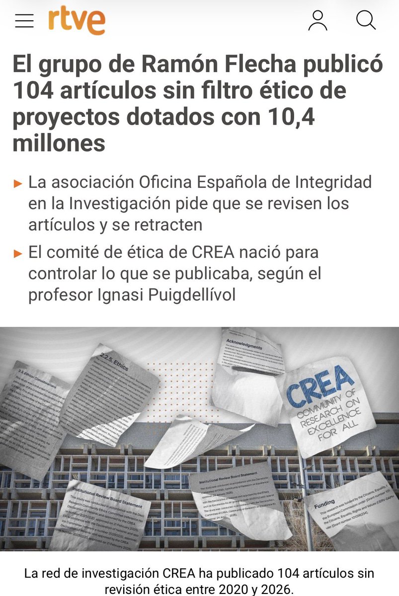 Oficina Española de Integridad en Investigación tweet media