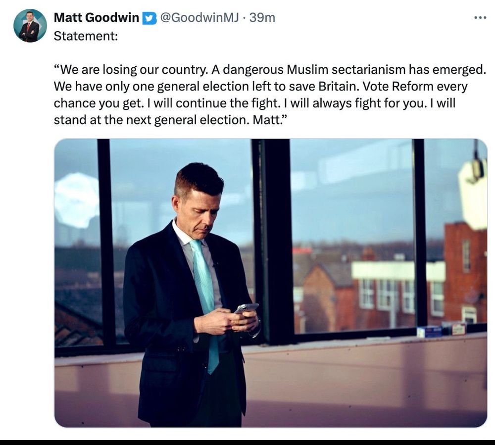 Cry baby snowflake bitch. 😂 

#MattGoodwin

Sore loser as well, no one is shocked.