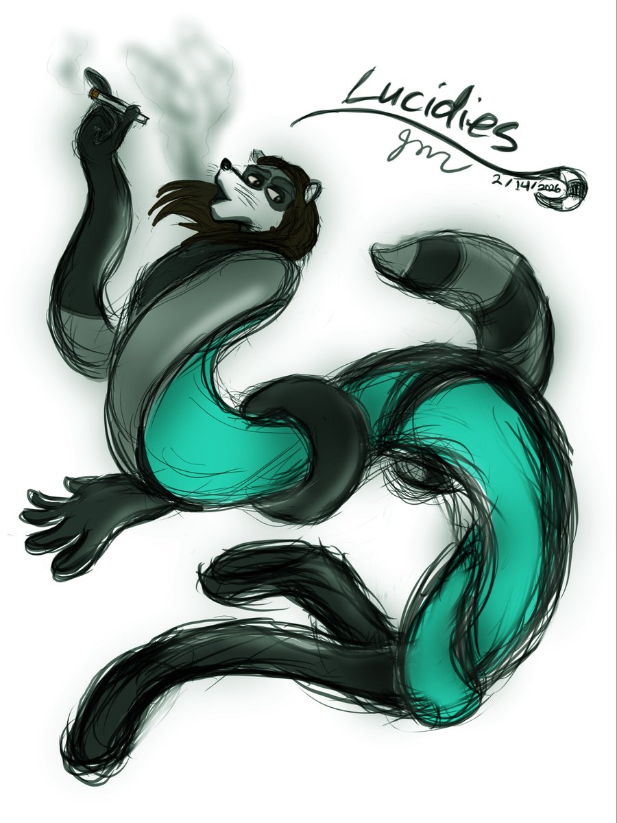Typical4rtist's tweet photo. Lucid Malleability
A art piece made for @LucidiesArt
#elastic #elasticity #stretchy #stretchyartday #stretchysuperpower #rubbery #malleable #smokin #rubber #stretchyman #raccoon #malleability https://t.co/KxKbgyLLm4