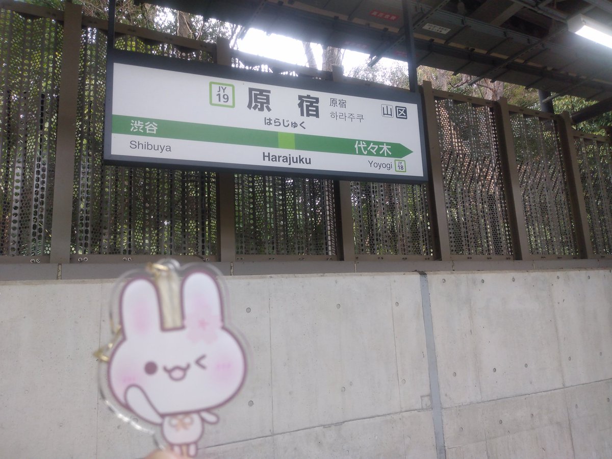 原宿ーーー！！🐰🐿️🎀