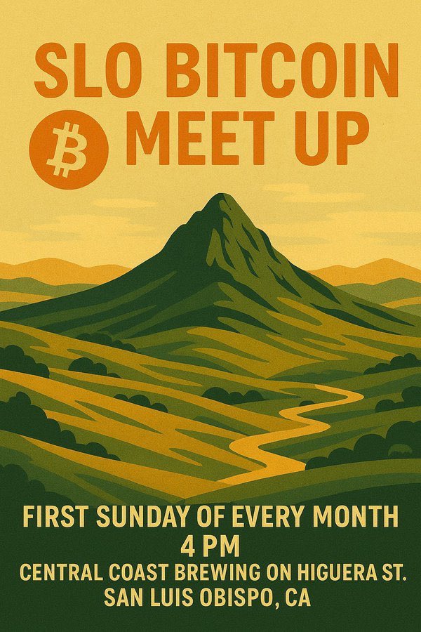 SLO Bitcoiners tweet media