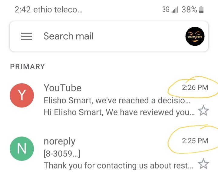 ElishoSmart's tweet photo. @GlassBGames How Can You Review 100 of videos in just 30 second and say we reviewed carefully,  My 8 years Channel With More than Thouseds Of subs Just falsely Terminated , It Was Monetized And Doesn't Violate any Rules , @YouTube I Need Justice For My Hard Work And Dedication . @TeamYouTube https://t.co/ihezseVKYo