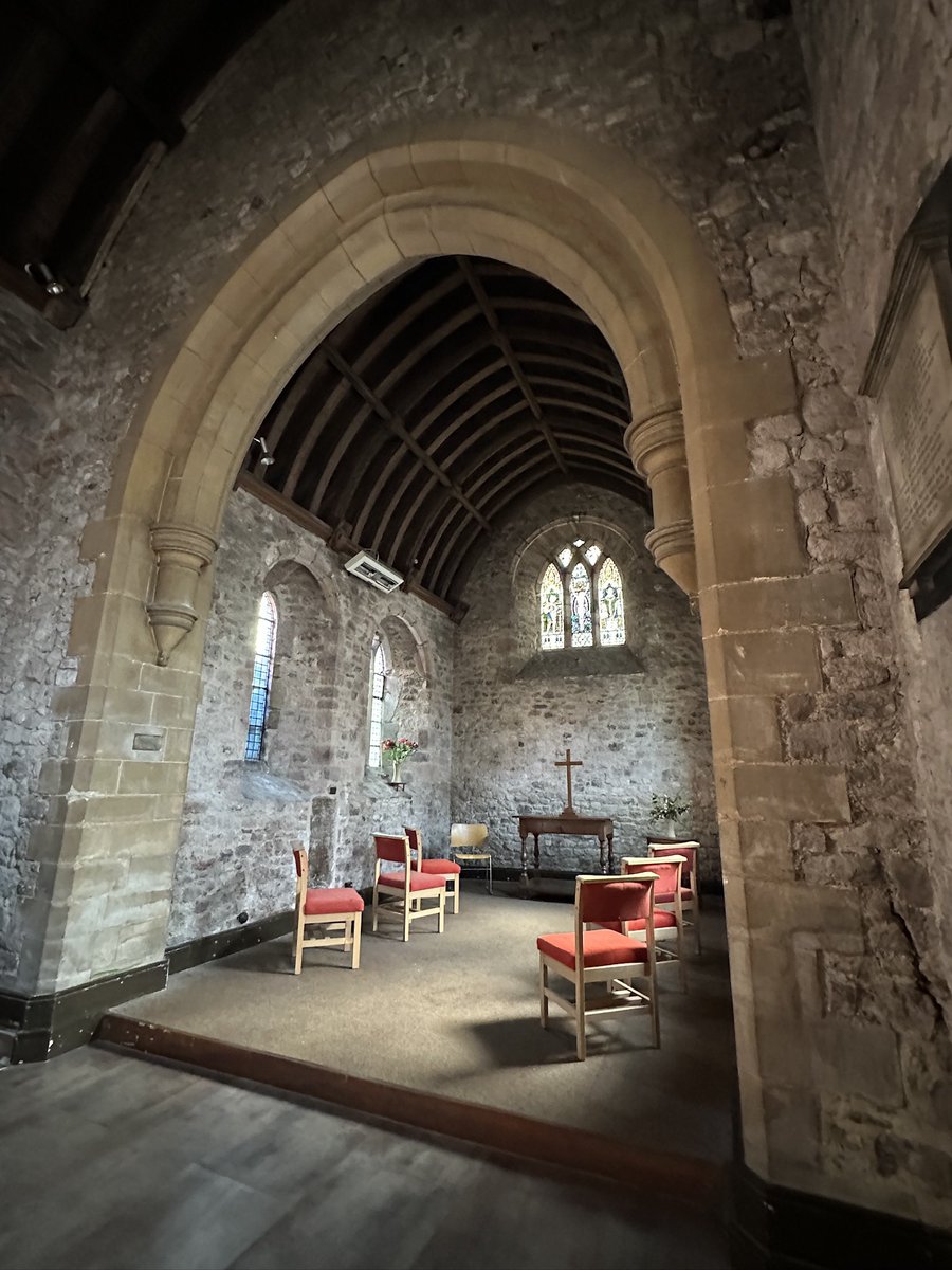 RAGriggsauthor's tweet image. Today’s font is from the 12th century at the delightful little church of St Pancras in Exeter. 

#FontsonFriday #exeter