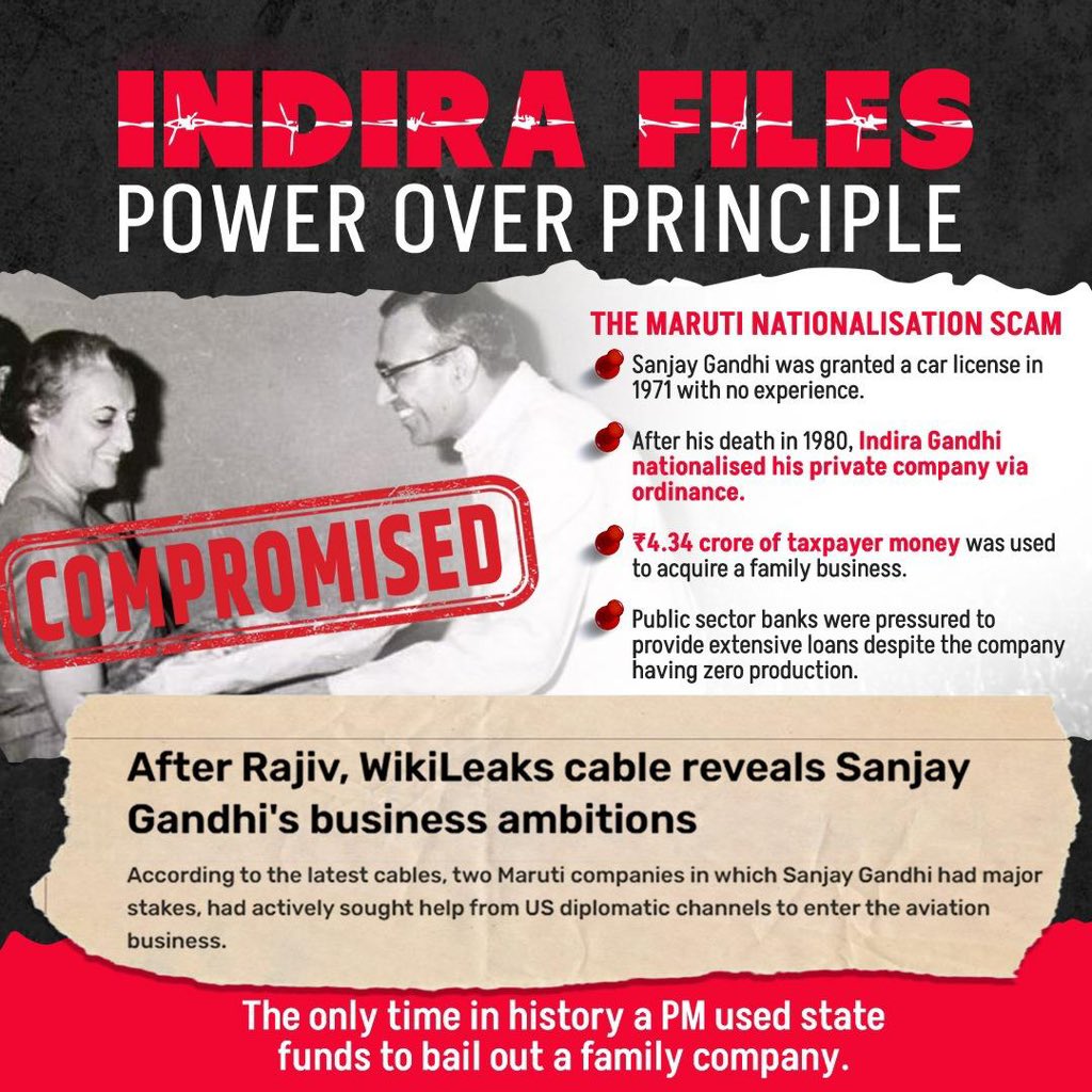 arungovil12's tweet image. जब नेतृत्व राष्ट्रीय हित से ऊपर राजनीति को रखता है, तो उसके परिणाम पीढ़ियों तक गूंजते हैं।

इतिहास हर समझौते, हर चूके हुए अवसर और हर उस निर्णय को दर्ज करता है, जिसने भारत की सामरिक स्थिति को कमजोर किया।

#CompromisedIndiraGandhi #CompromisedCongress