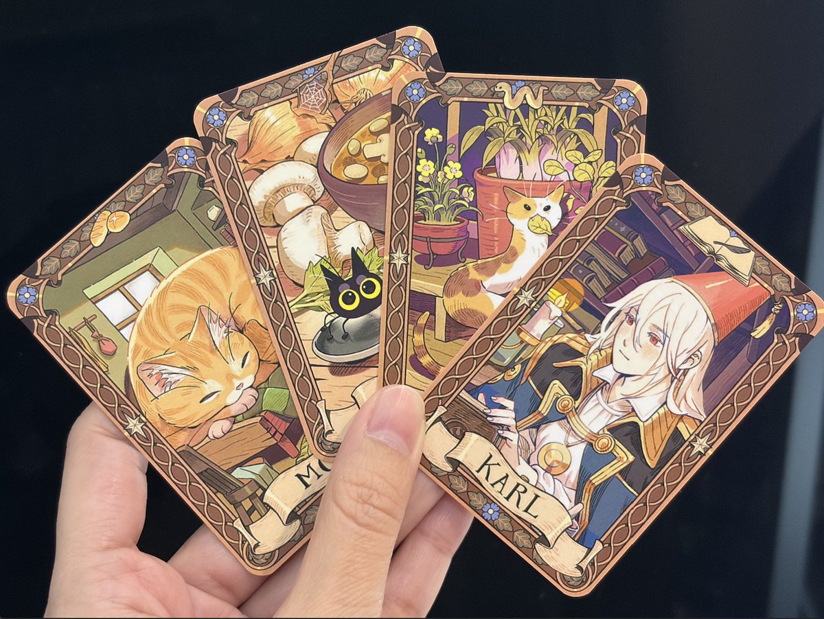 ✨OC trading card ✨ Give away for free at CQ9 con BKK.