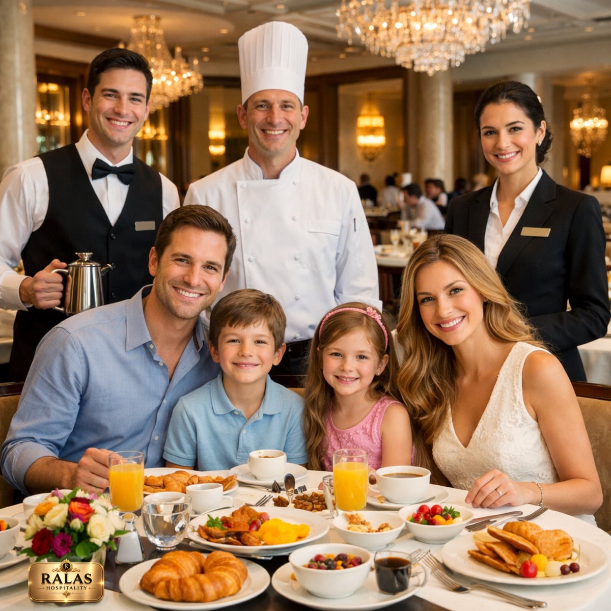 RalasUAE's tweet photo. Where families gather, mornings become memories. 🍽️✨

Luxury is best enjoyed together.

Ralas Hospitality - UAE 🇦🇪 

#RalasHospitality #Ralas #LuxuryDining #FiveStarExperience #HospitalityExcellence #FamilyMoments #YourGatewayToUnforgettableHospitality https://t.co/xyXgGXoMdM