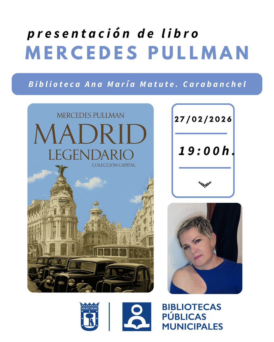 MercedesPullman's tweet photo. ¡Último aviso a los navegantes!
#libros #PresentacionLibro #madrid #librosrecomendados #mercedespullman https://t.co/0RogB8CF2h