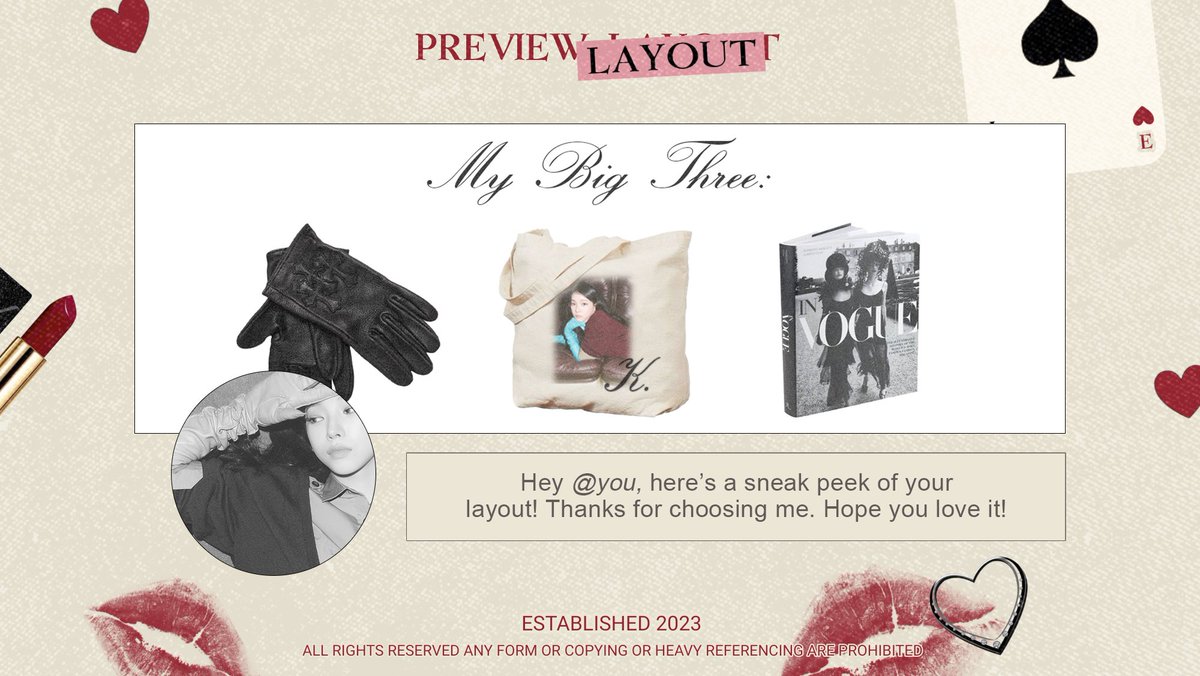 LILDAlSY's tweet photo. help rt? #zonauang

aku ada 4 layout baru: ian, stella, karina, liz.
price is set for 6.000/each with free retext and two avas (jpng) included. dm me if you’re interested! xx. https://t.co/faWBWKqbmn