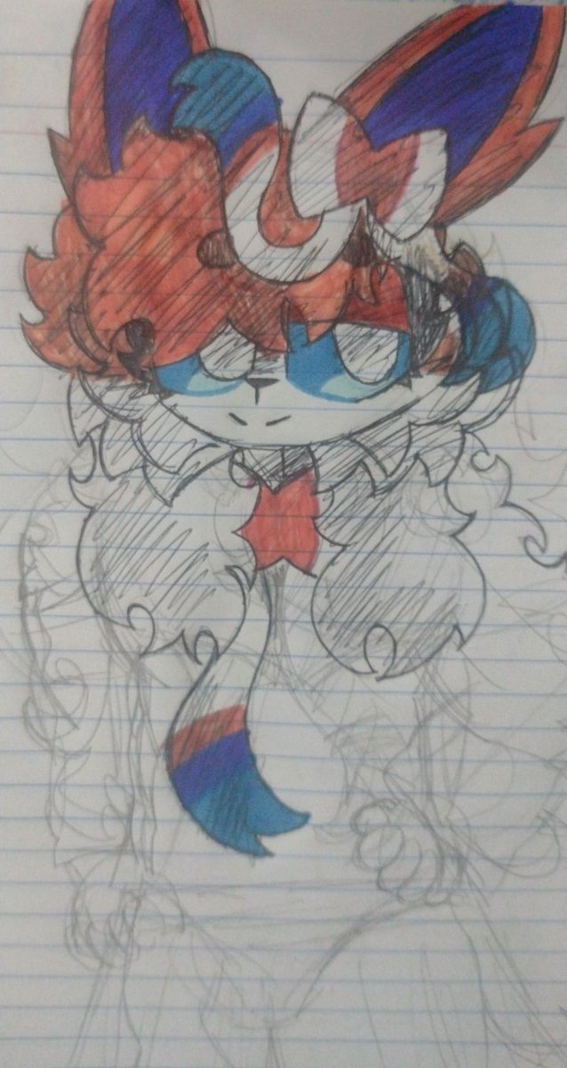 Dibujito de sylveon mi pokémon favorito:3

Gente mandame un dibujo de tu pokémon favorito en los comentarios solamente para verlo si tú dibujo está muy bonito:3