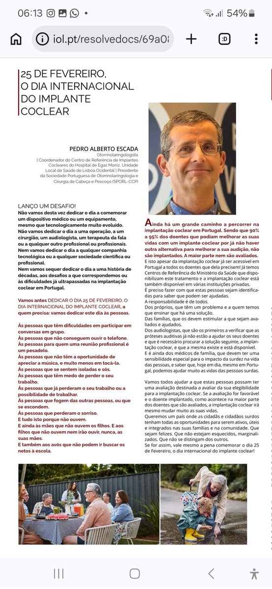 OUVIR1's tweet photo. #DiaInternacionalDoImplanteCoclear #SemanarioSOL #CadernoPaisPositivo 27.02.2026 📰🗞  Parte 1 de 2 https://t.co/d4R0HxXFyn