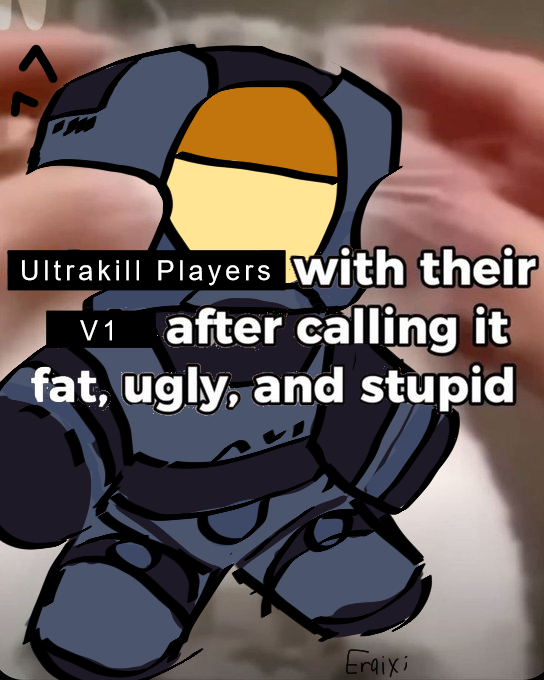 Erqixi's tweet photo. #v1 #ultrakill https://t.co/eAheGdRMb8