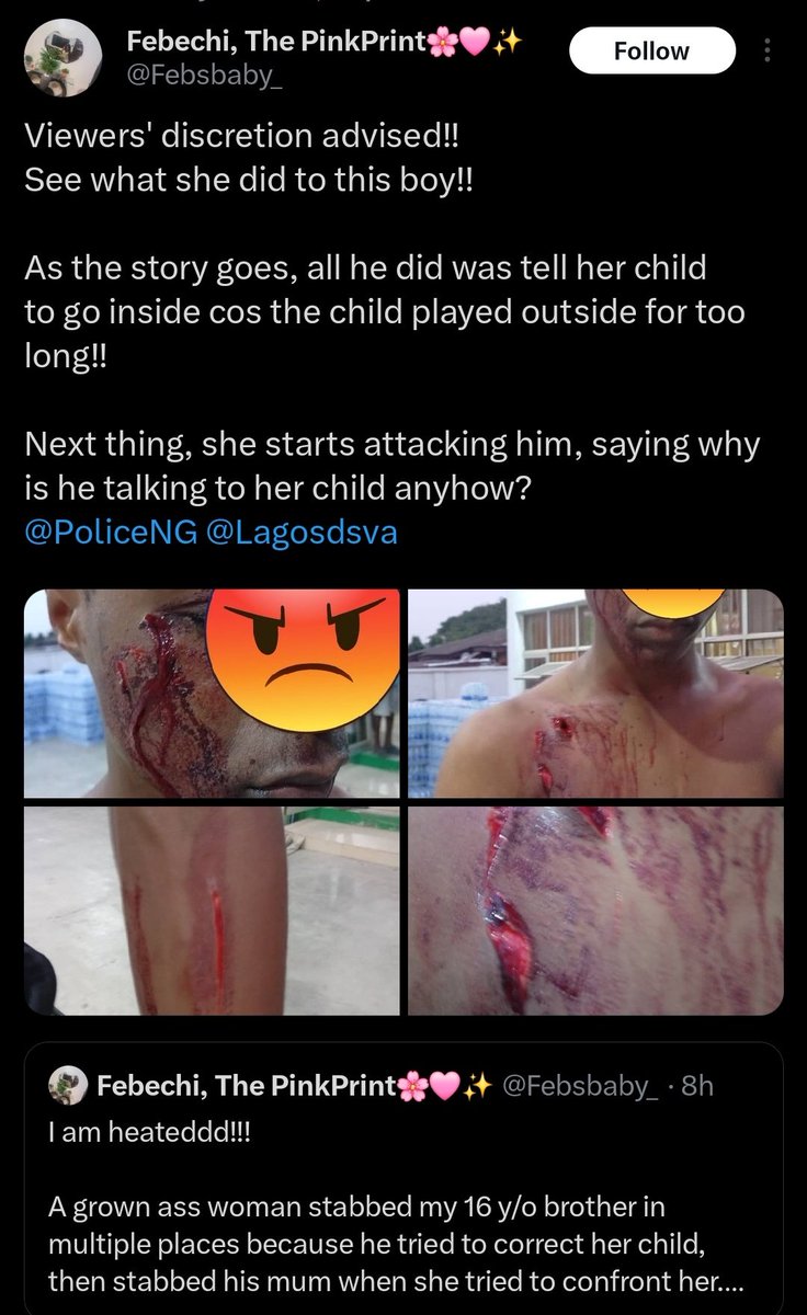 chisomholic's tweet photo. I couldn't quote because I'm blocked, because she's a man-hating feminist and I'm one of her ops, a "misogynist".

Now her fellow "usually innocent" woman stabs her kid brother and she remembers needing men's help to get justice.

What happened to supporting women's wrongs? 😹 https://t.co/QwxB7WdiIQ