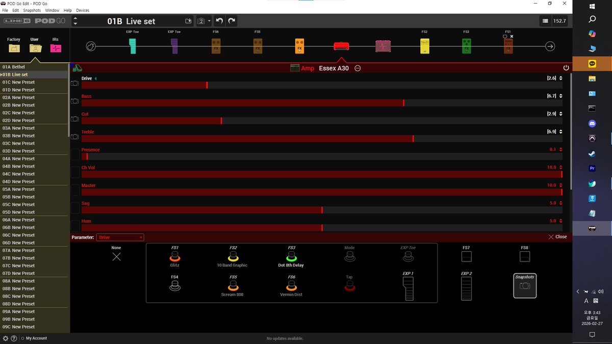 오랜만에 pod go 셋팅