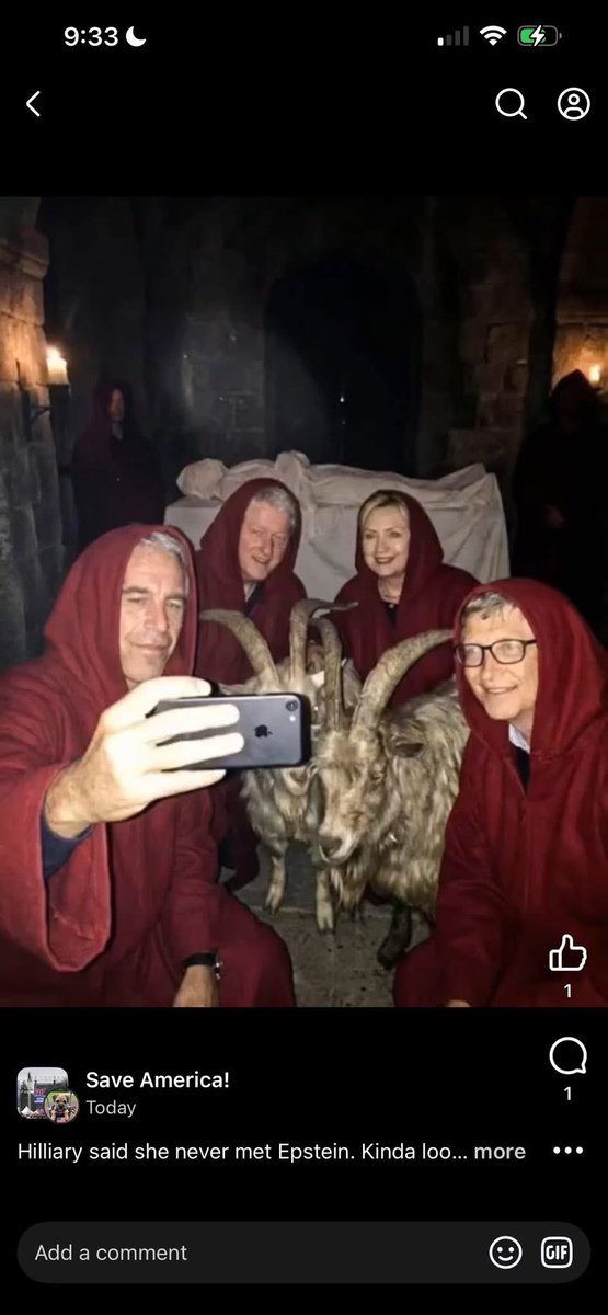 Winning165's tweet photo. I thought Hillary said today, she never met Epstein!🤔 https://t.co/7Zv0mN7cg9