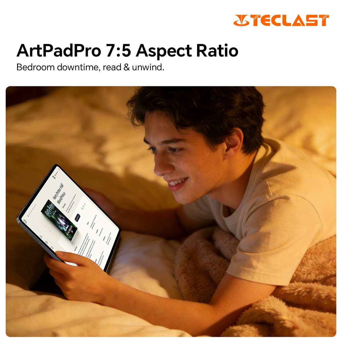TeclastJapan's tweet image. 😌ベッドで心地よく過ごし、完璧な夜を過ごす😌
7:5の適応型画面比率😏
読書や映画鑑賞の夜にとても快適📺📗
🫶タップして同じ雰囲気を味わってください

👉geni.us/YDArtPadPro

#Teclast #Artpadpro #タブレット