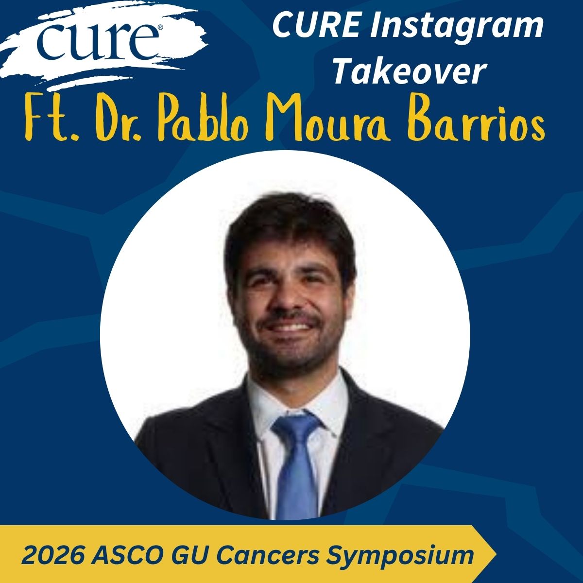 cure_today's tweet photo. 🚨 Account Takeover 🚨

Dr. Pablo Moura Barrios is taking over today to share key outcomes and expert perspectives from @ASCO #GU26.

Stay tuned for data highlights, clinical insights, and real-time updates you won’t want to miss. 👀 #MedTwitter #Oncology https://t.co/EzlOlOI17D