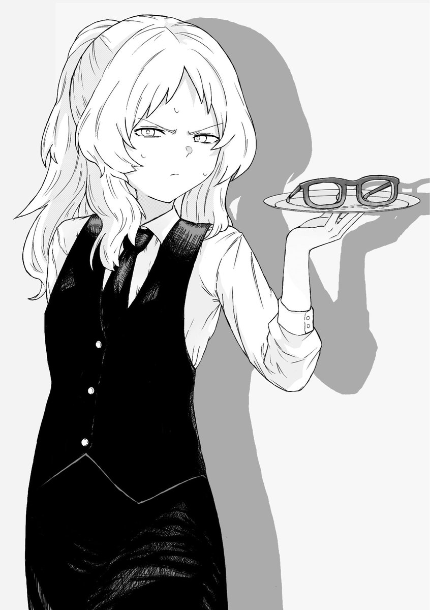 busyoudori's tweet photo. ウエイター三重さん
#好きな子がメガネを忘れた
#好きめが
#イラスト https://t.co/xAEcxJtZR0