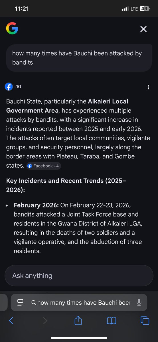 SkinnyBoi001_'s tweet photo. Before the arrival of the US troops, there have been only 3 major attacks in Bauchi state.
Please go through the images to see my own little observations on the whole situation.

The US have been accused of funding terrorism in Nigeria through USAID, the allegations have not been cleared yet the federal government of Nigeria invited them over to come and “help” fight the insecurity they’ve been accused (by their senator) of in the first place.

I don’t really understand if the government of this country is blind to the current things happening in the world. They didn’t see Iraq, Afghanistan, Syria, Libya and other countries which the US have gone to “help” how they’ve ended. Is that what they really want for Nigeria too?

In a time when African countries are rising up and chasing away these terrorist sponsors, leeches, pedophiles, baby eating monsters from their country, Nigeria decided to welcome them.

I hope you people have seen the “report” their useless Rep Riley has posted, you just know it’s all politics, it was never about the people. It’s about power and control of resources.

I sincerely hope the government will be wise and bold enough to undo all of this.