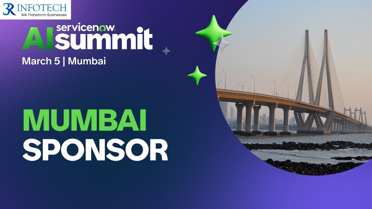 3RInfotech's tweet image. We’re thrilled to share that @3RInfotech is an official sponsor of the @ServiceNow  AI Summit in Mumbai!

📅 Date: 5th March 2026  
📍 Venue: JW Marriott Sahar, Mumbai  
🕘 Time: 12:30 PM – 5:30 PM

👉 Register now: rsvp.servicenow.com/AISummitMumbai…

#ServiceNow #AISummit #3RInfotech