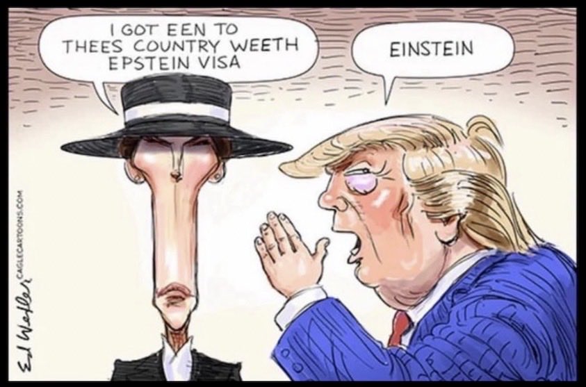 "Oops! Sorry, my orange 'cheezecake'.
Pleeze forgive my little 'Freudian' slip of
zee tongue! Be thankful it's not as BAD
as zee stuff they 'erased' from zee files,
right?" 🤣🤣🤣

Raise a ✋ if you think this 'scandal' is
WORSE than Nixon's Watergate? 🙋‍♂️

👇Cr: <a href="/EdWexler/">Ed Wexler</a> 👏👏👏