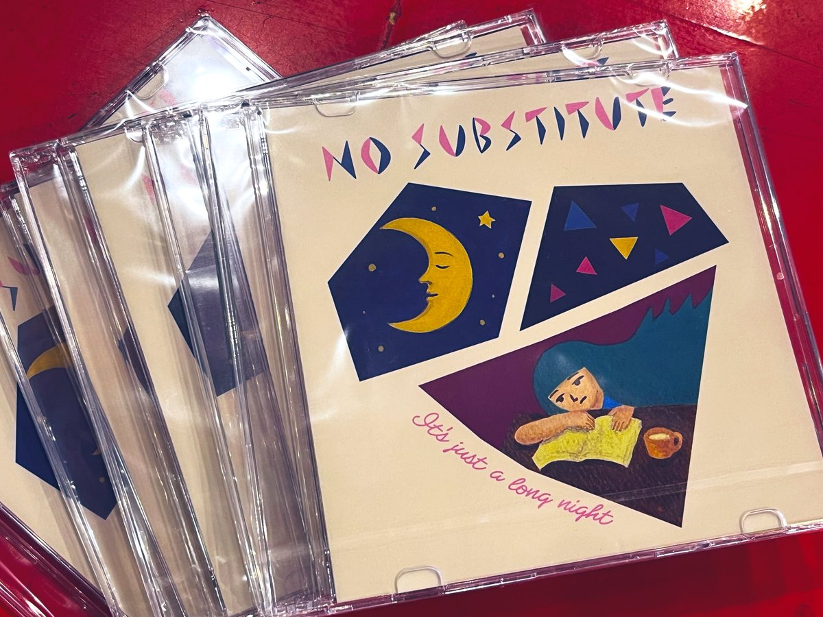 🟨再入荷🟨
No Substitute『It's just a long night』(CD)
大好評！即完売した愛知のPOWERPOP〜PUNKバンド・NO SUBSTITUTEの5曲入りCD、再入荷しました！
まだ手にしてない方、是非〜！オススメ！

詳細↓
shop.chic-sale.com/?pid=190069762