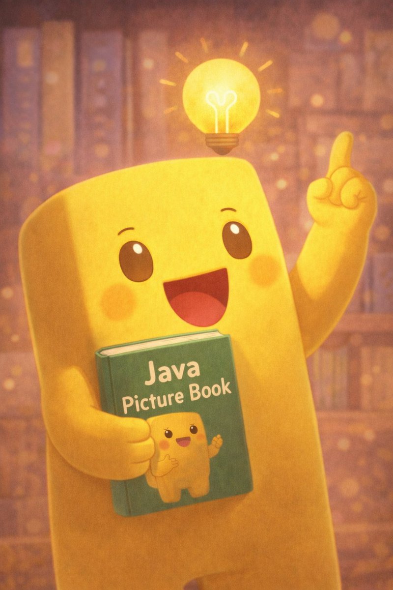 mainkun_ebook's tweet photo. When I’m stuck thinking, that sudden “Ah!” moment feels special.
How do you express inspiration?
#JavaPictureBook #main_kun #Inspiration https://t.co/7dlYKLbWOY