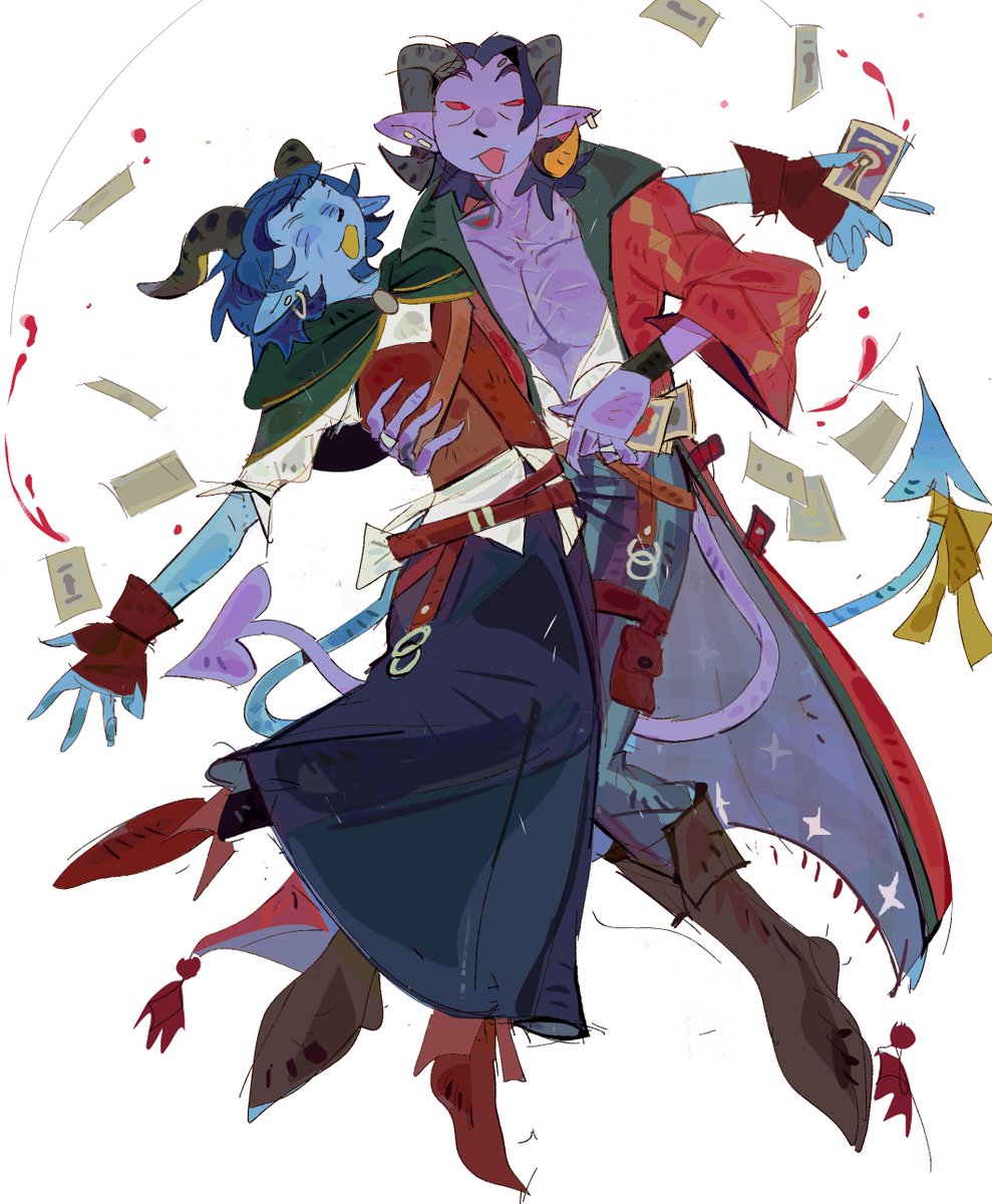 t4t (tiefling for tiefling) eheehe #mightynein