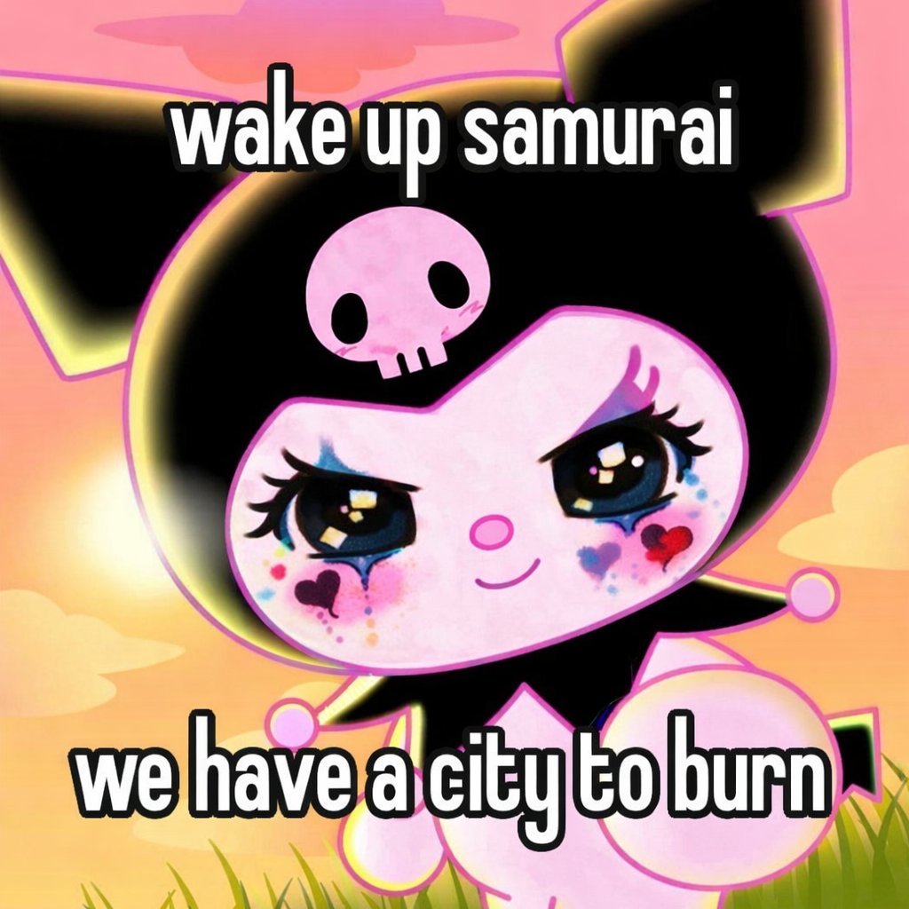 Gm Sanrio World Order.
$SWO 🫷🐱🤡🫸