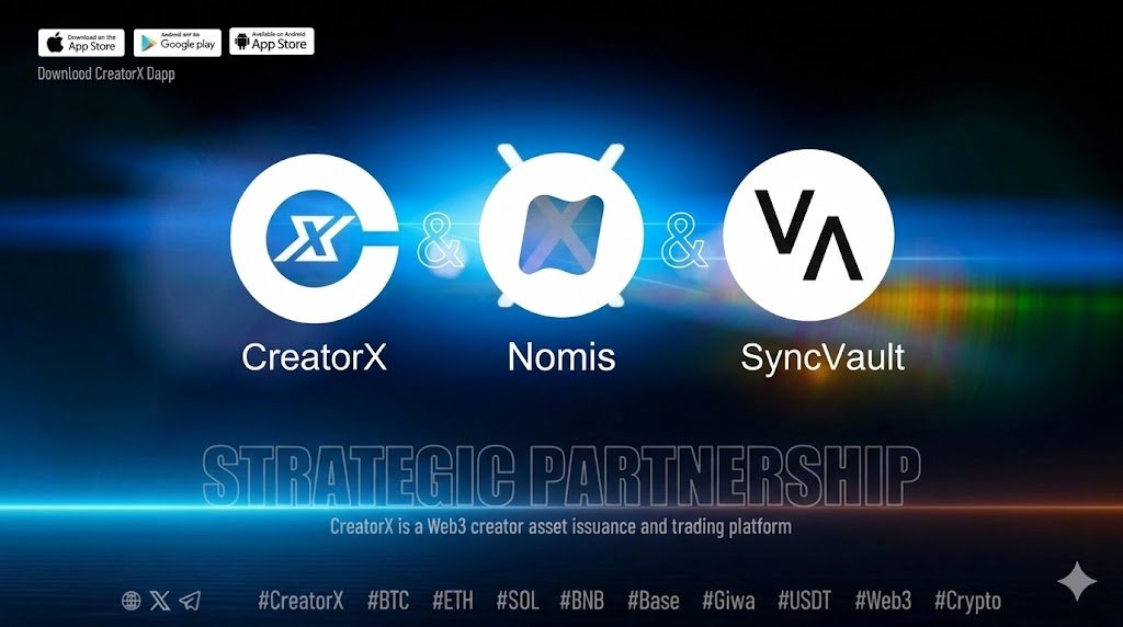 0xAganin's tweet image. @CXInc_SocialFi  just teamed up with @0xNomis the multichain identity &amp;amp; reputation protocol.

✅ Verified creator &amp;amp; audience reputation
✅ Stronger authenticity signals
✅ Fairer reward distribution

More details coming soon — stay tuned!
#CreatorX #Web3Creator #OnchainReputation