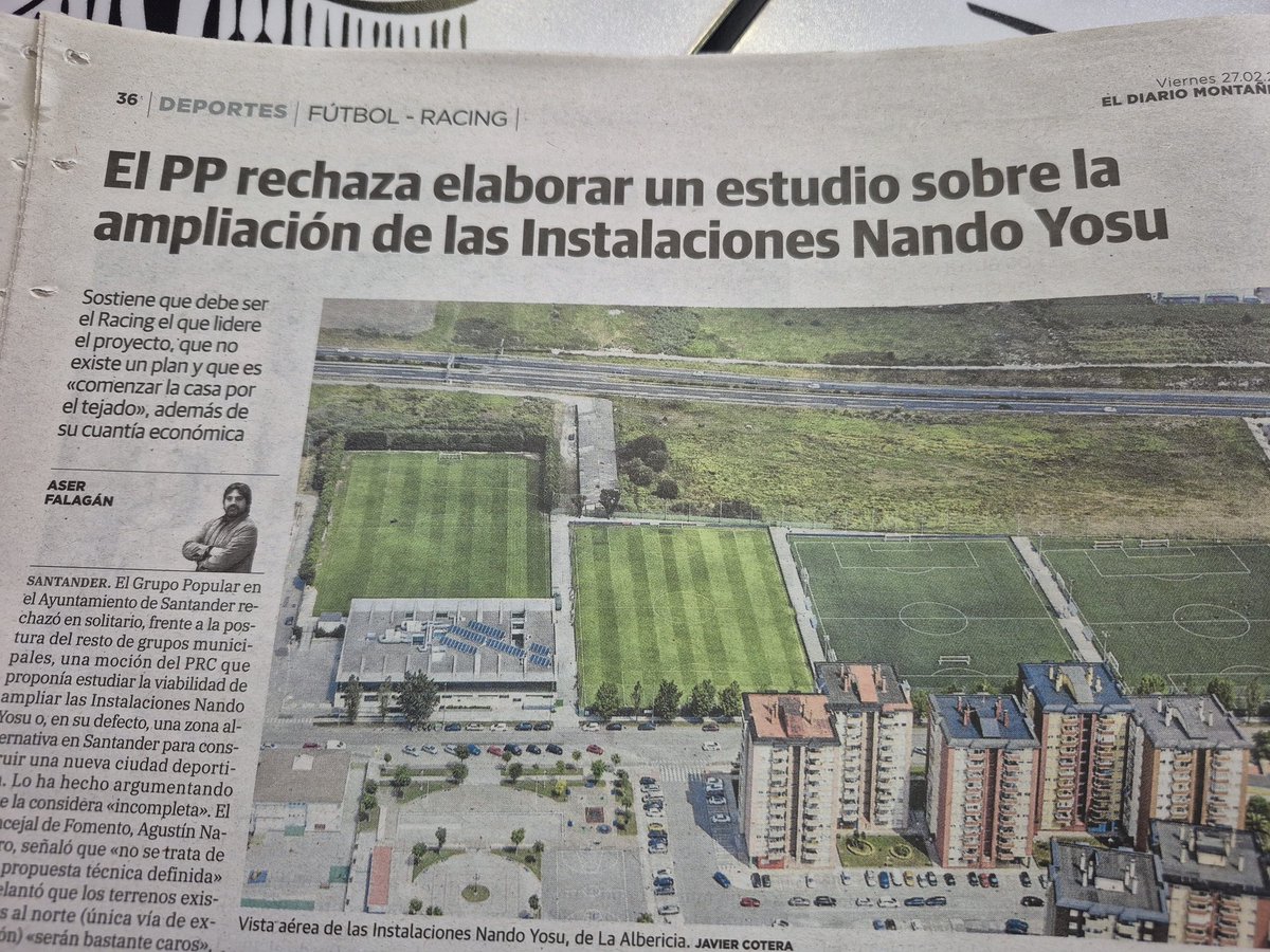 Tremendo lo de <a href="/gemaigual/">Gema Igual Ortiz</a> y el pp. No sólo tienen instalaciones deportivas abandonadas, ponen palos en las ruedas al equipo representativo de la ciudad y la región. Manifiestan ya abiertamente su antiracinguismo. Espero y deseo no verles en las celebraciones del club