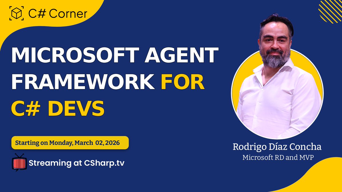 C# Corner tweet media