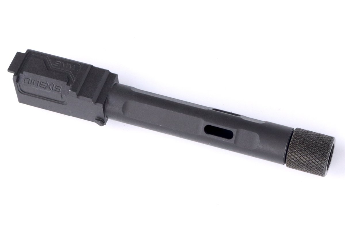 sfbconlinestore's tweet photo. GUNDAY製 東京マルイ グロック17GEN5対応
NineX19 Vタイプ スチールアウターバレル登場
Vapor Slide Comboのポーテッドバレルを再現

リアルな刻印と造形を金属で表現
質感・重量・強度に優れたスチール採用
14mm逆ネジ仕様で各種マズルデバイス装着可能

※エアガン玩具用パーツです

#GUNDAY #SFBC https://t.co/N3aoOJffuo
