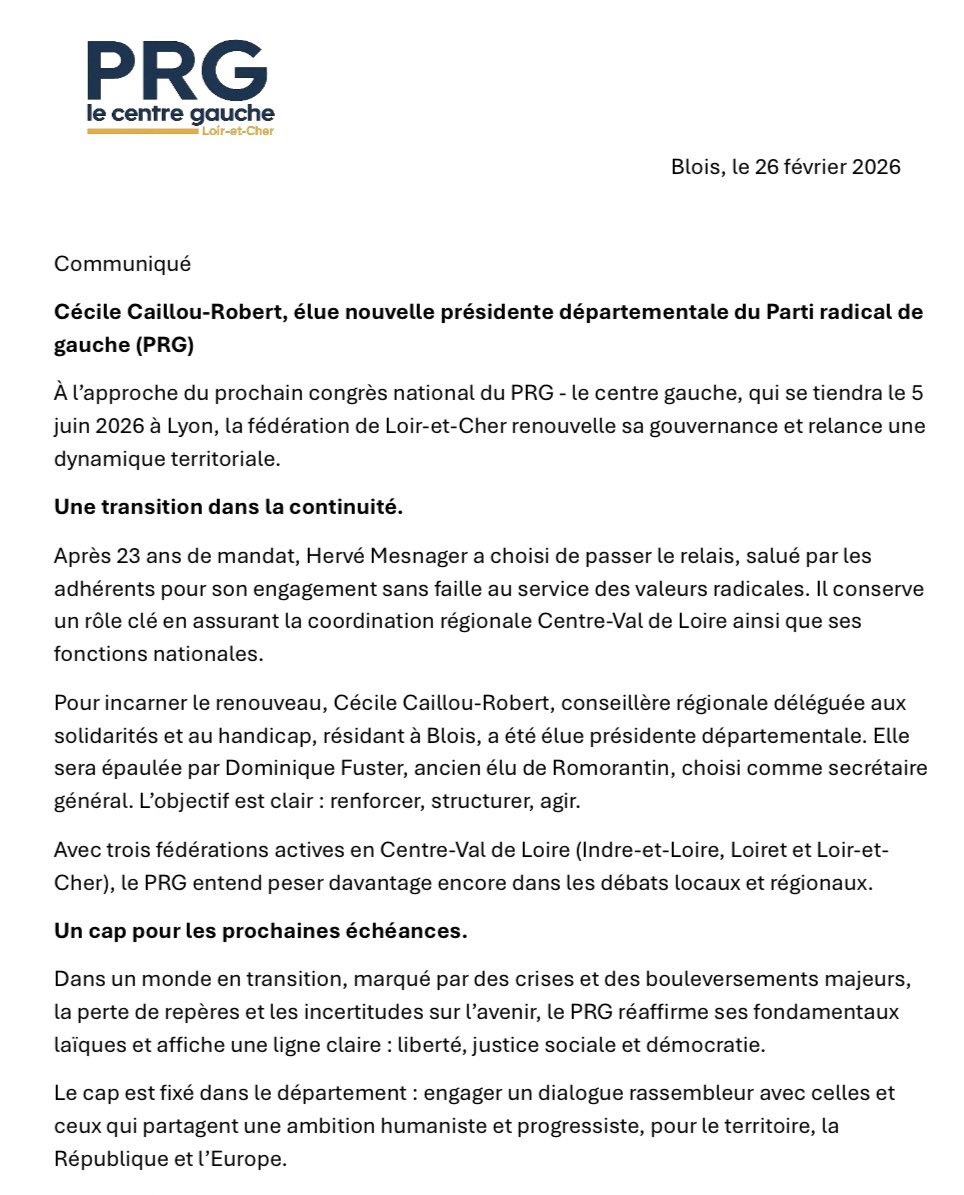 PRG Centre-Val de Loire tweet media